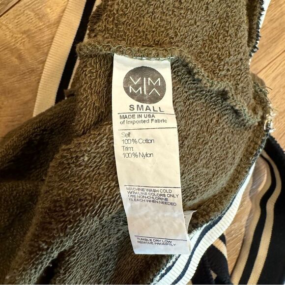 Vimmia Balboa Halter Sweatshirt Top in Dark Olive - Picture 6 of 6